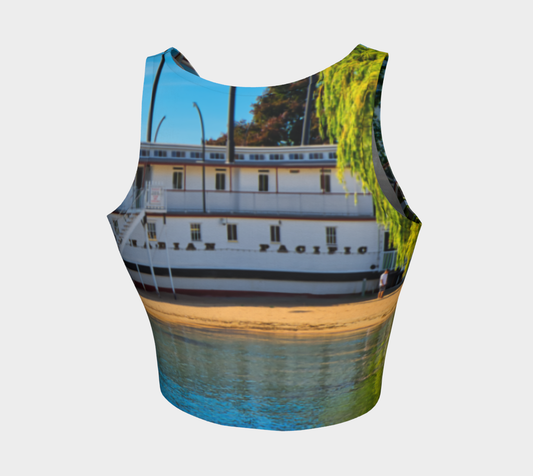 Women's Athletic Crop Top - SS Sicamous
