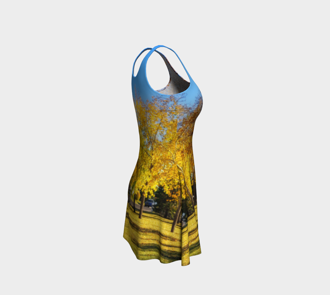 Flare Dress - Calgary in the Fall