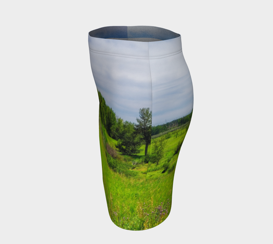 Women's Fitted Skirt - Fish Creek Park Votier's Flats Meadow