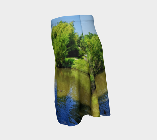 Women's Flare Skirt - Confederation Park Pond