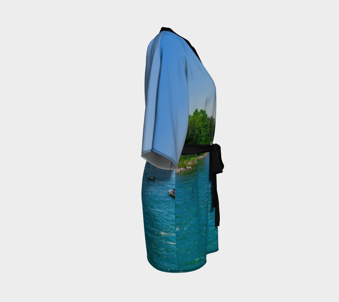 Kimono Robe - Bow River George C. King Bridge