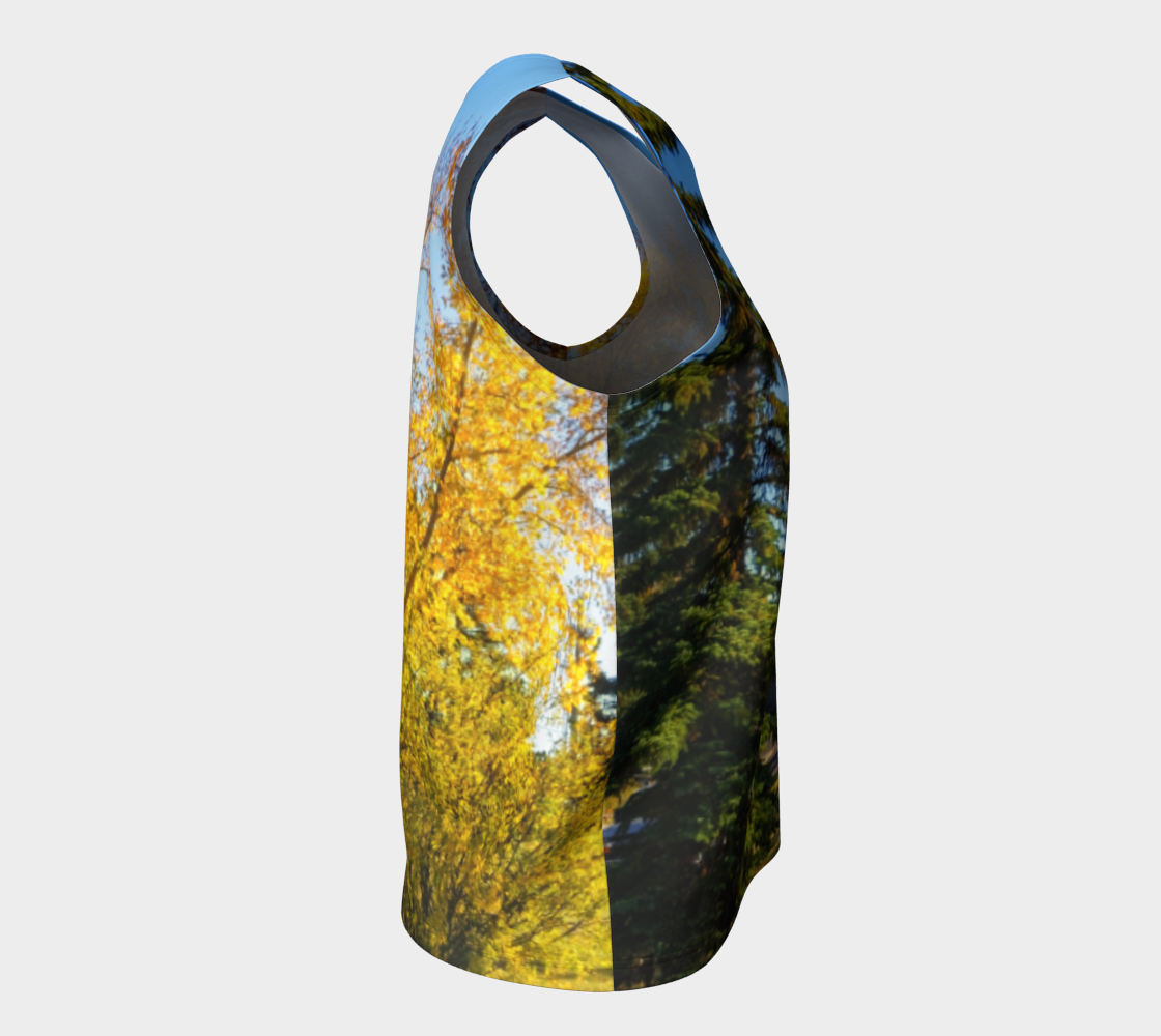 Women's All-Over Loose Regular Tank Top - Calgary in the Fall