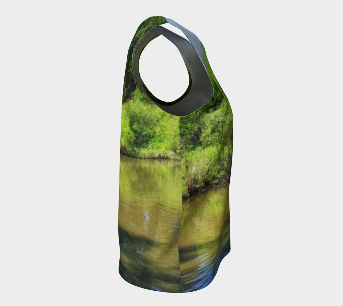 Women's All-Over Loose Regular Tank Top - Confederation Park Pond