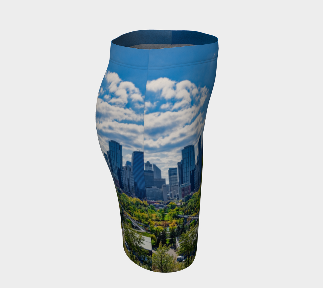 Women's Fitted Skirt - Downtown Calgary McHugh Bluff Fall