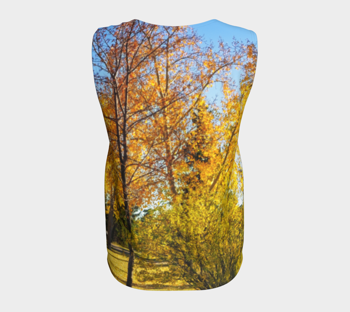 Women's All-Over Loose Regular Tank Top - Calgary in the Fall