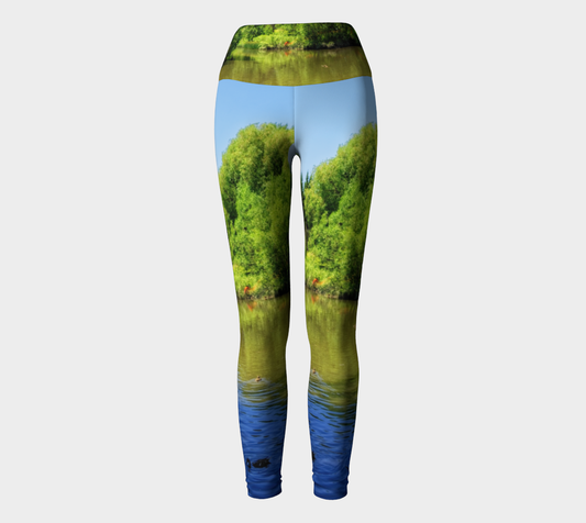 Women's Yoga Leggings _ Confederation Park Pond