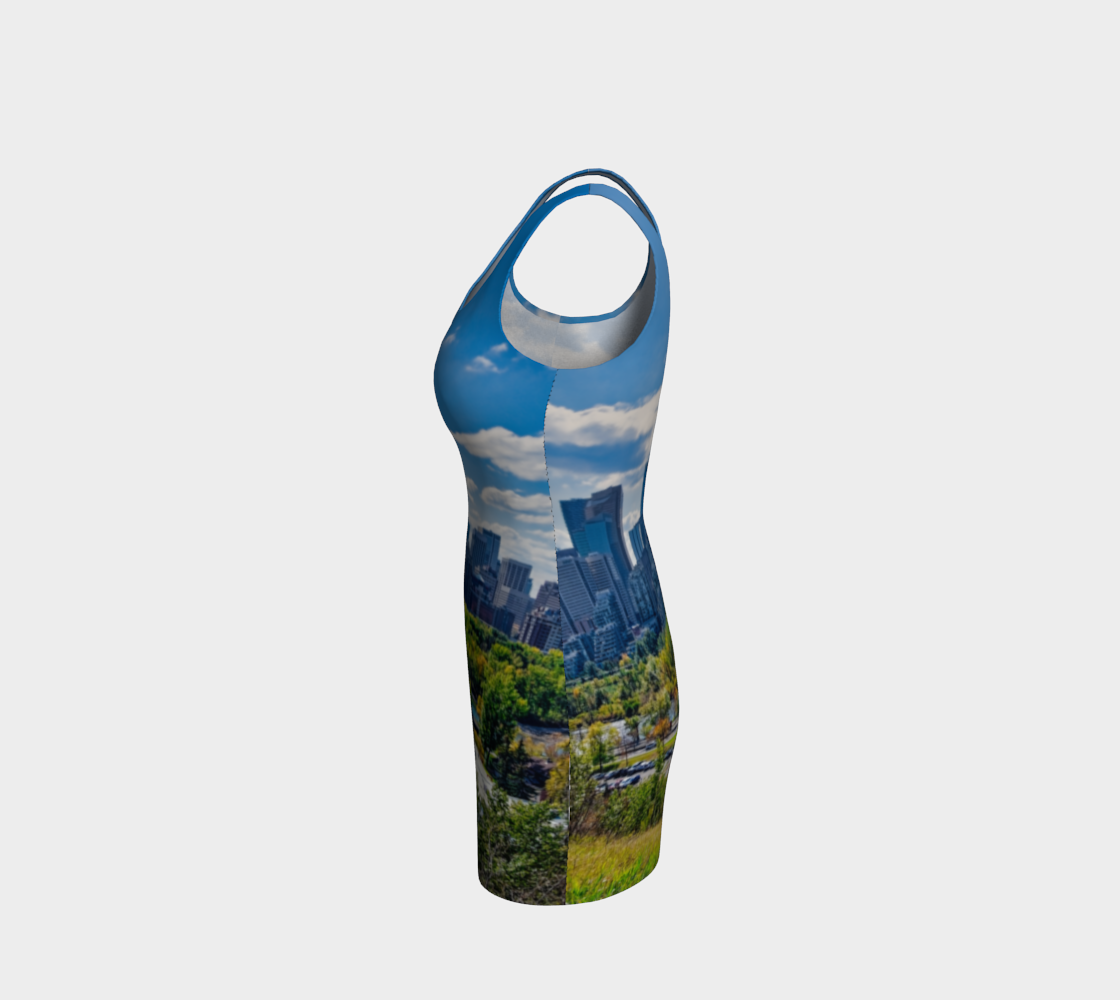 Bodycon Dress - Downtown Calgary McHugh Bluff Fall