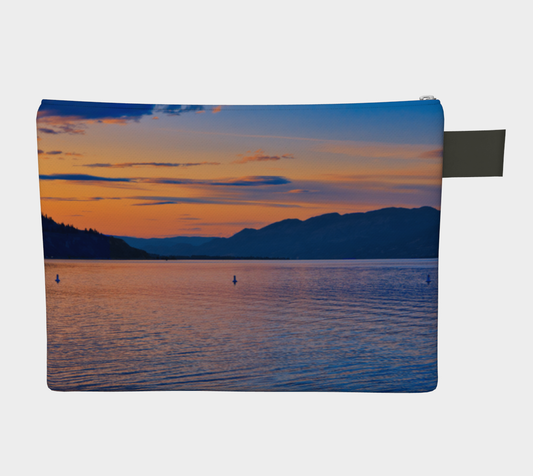 Zipper Carry-All - Penticton Okanagan Lake Sunset