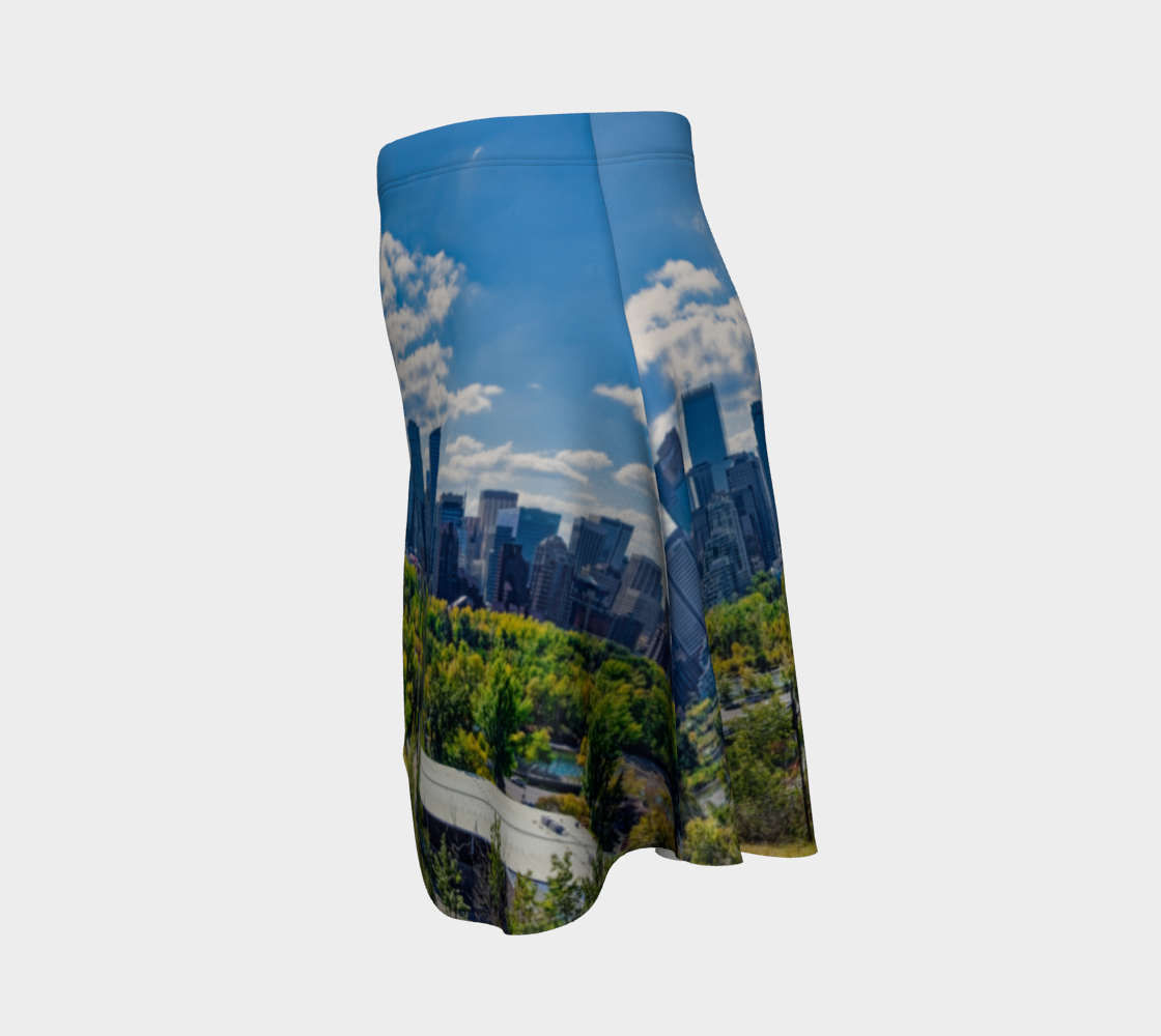 Women's Flare Skirt - Downtown Calgary McHugh Bluff Fall