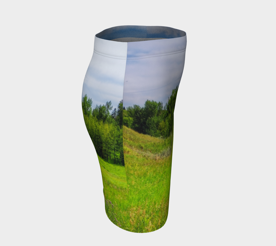 Women's Fitted Skirt - Fish Creek Park Votier's Flats Meadow