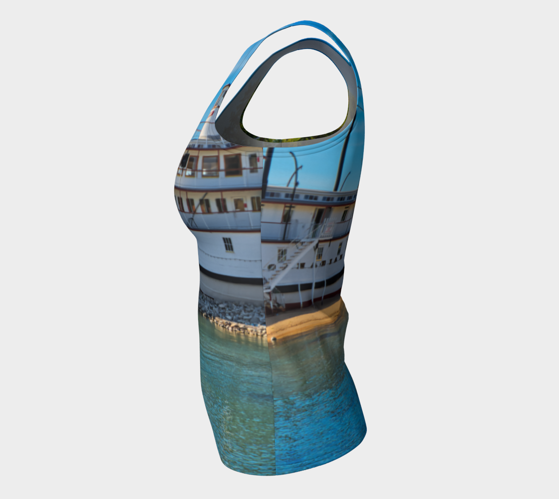 Women's All-Over Fitted Regular Tank Top - SS Sicamous