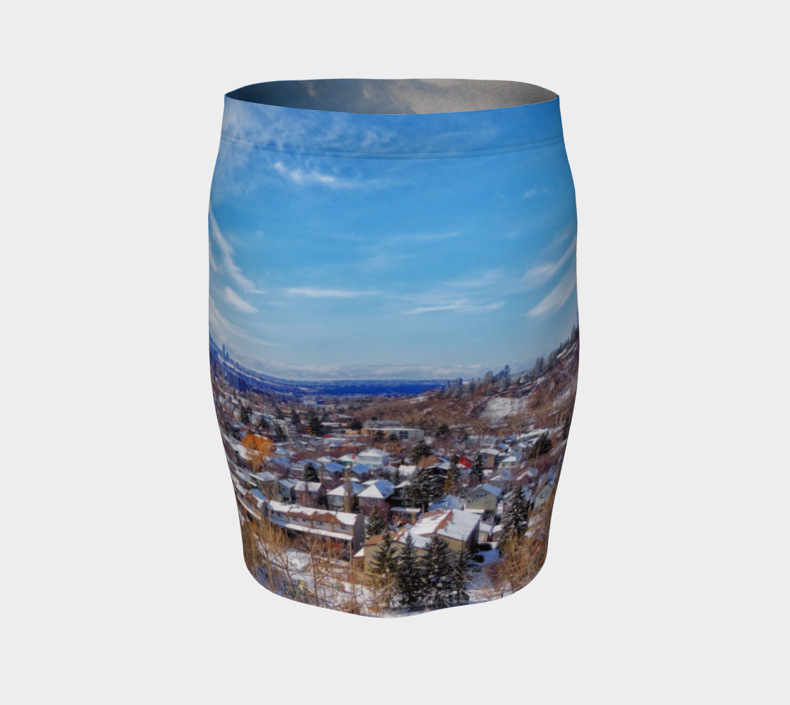Women's Fitted Skirt - McHugh Bluff Winter