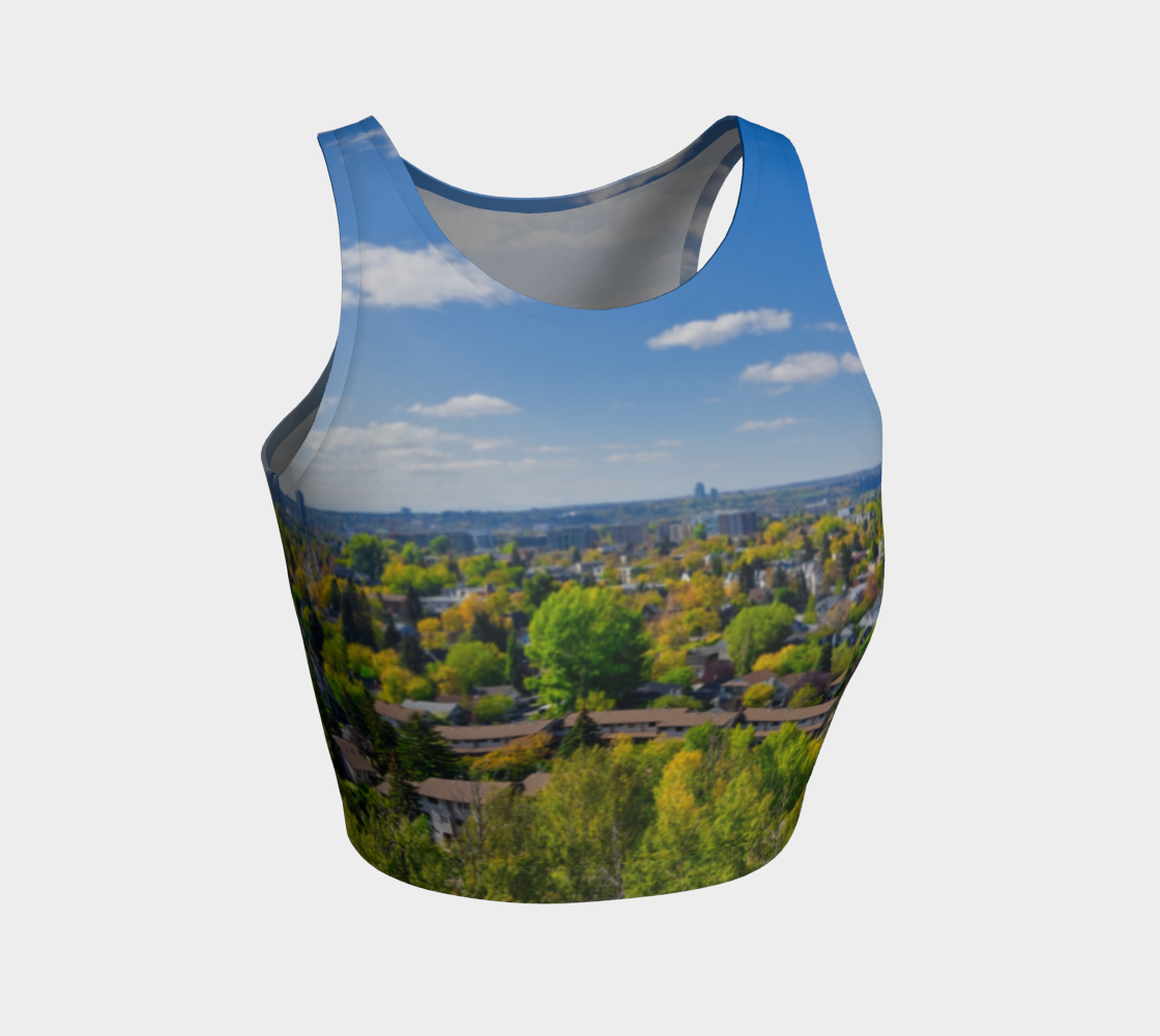 Women's Athletic Crop Top - McHugh Bluff Fall
