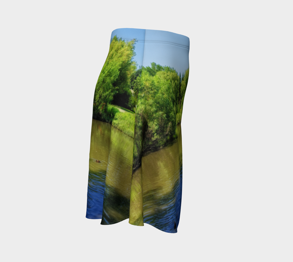 Women's Flare Skirt - Confederation Park Pond