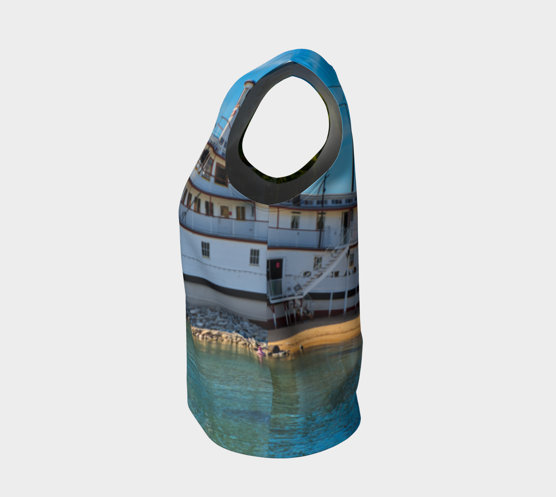 Women's All-Over Loose Regular Tank Top - SS Sicamous
