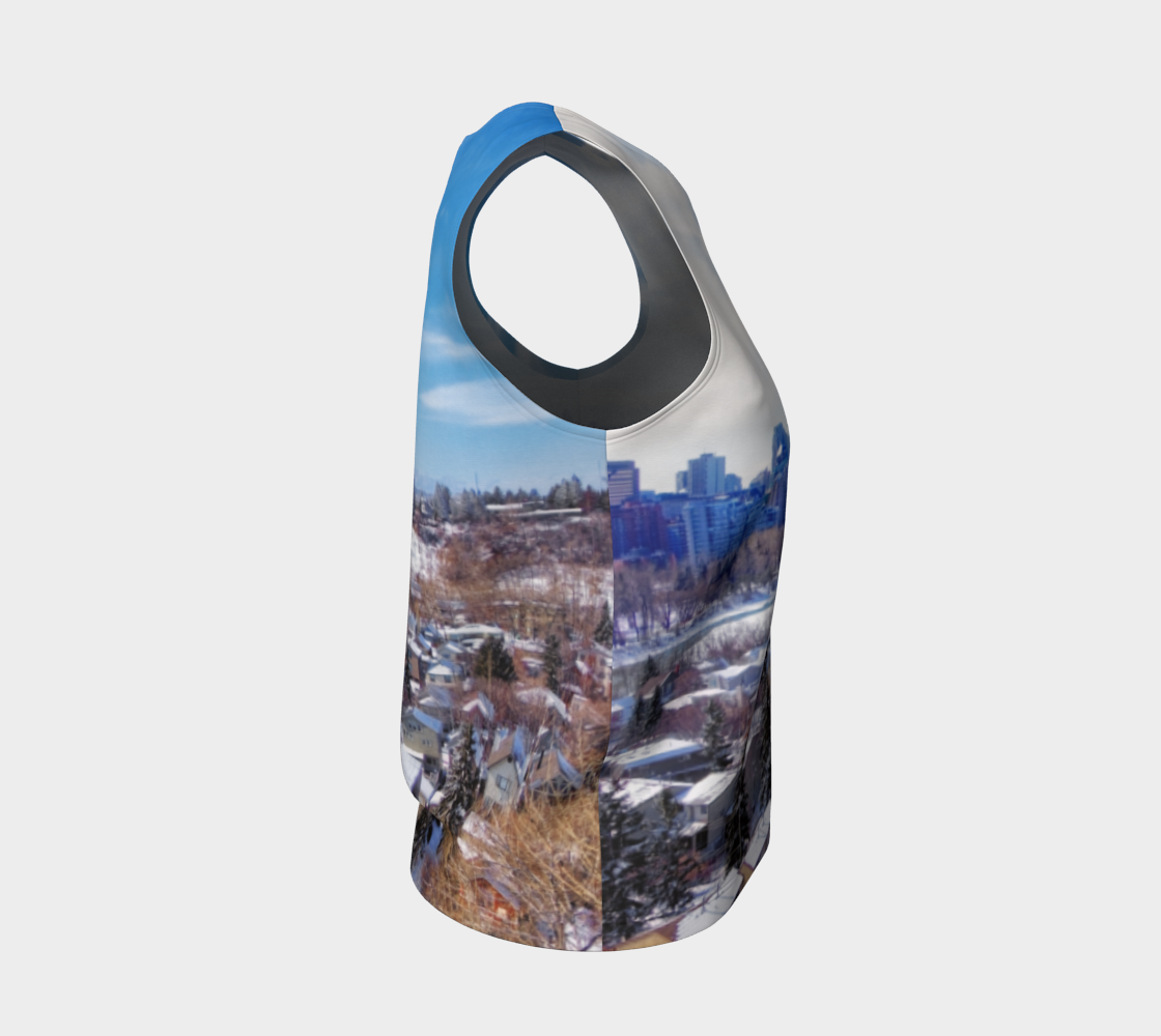 Women's All-Over Loose Regular Tank Top - McHugh Bluff Winter