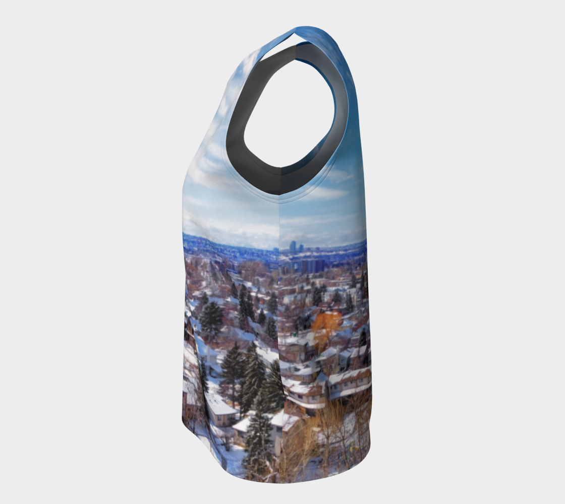 Women's All-Over Loose Long Tank Top - McHugh Bluff Winter