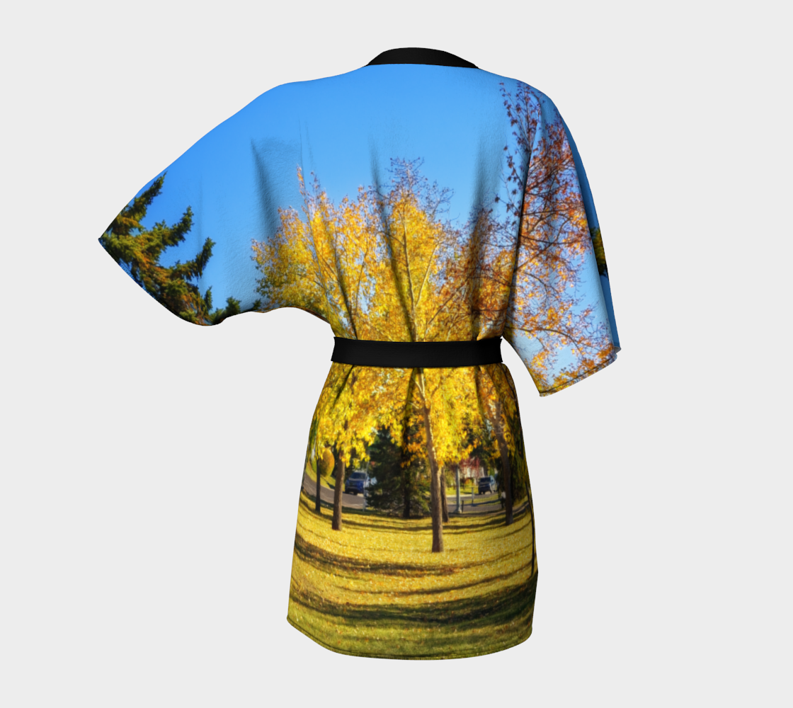 Kimono Robe - Calgary in the Fall