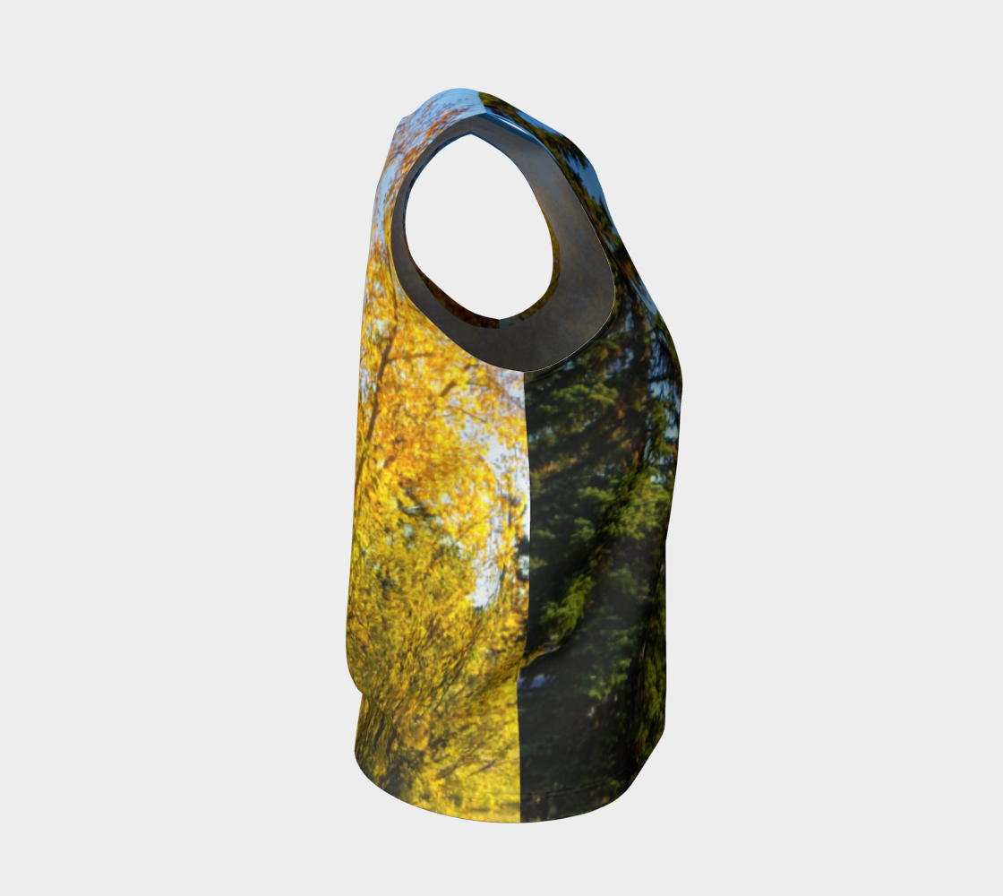 Women's All-Over Loose Regular Tank Top - Calgary in the Fall