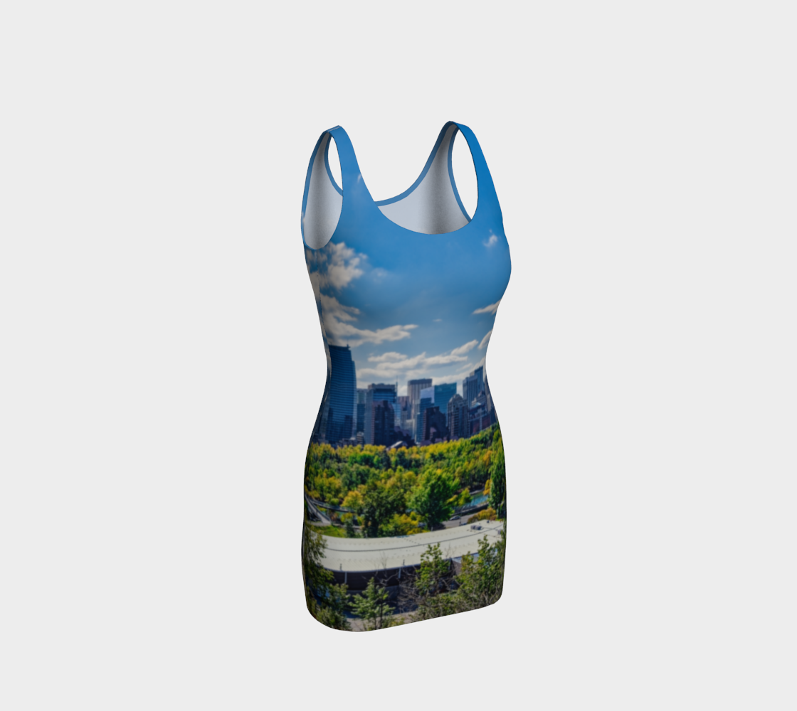 Bodycon Dress - Downtown Calgary McHugh Bluff Fall