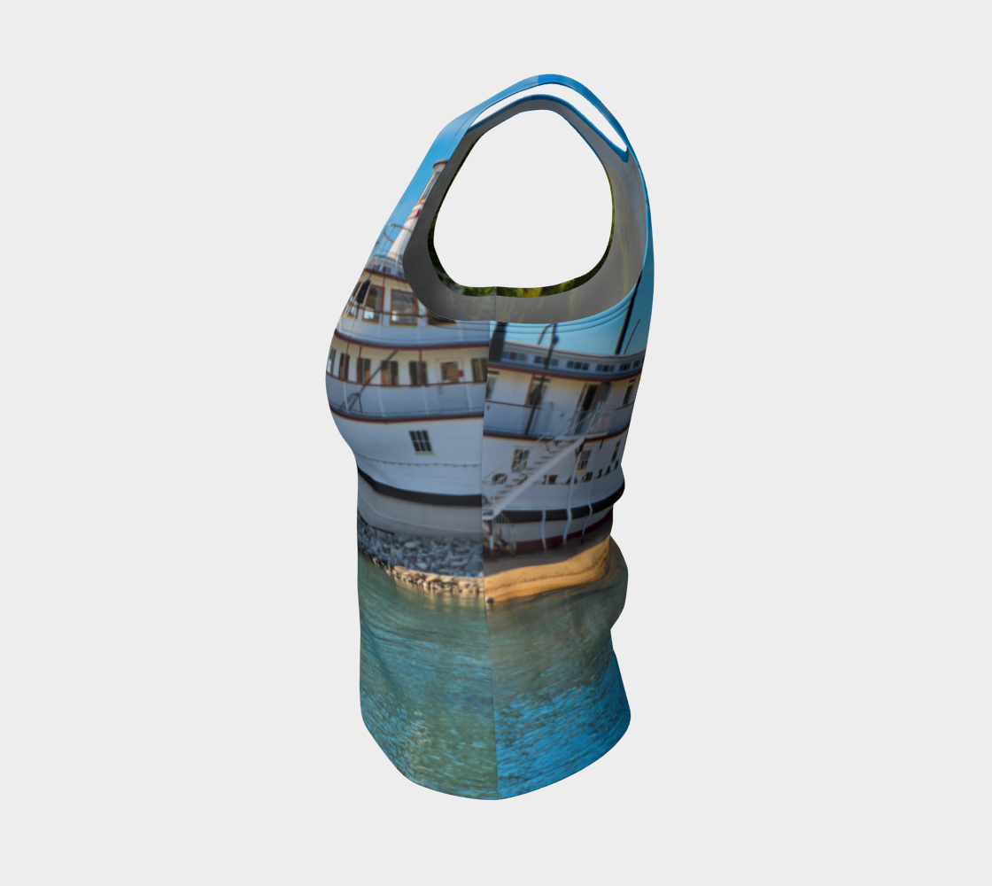 Women's All-Over Fitted Regular Tank Top - SS Sicamous