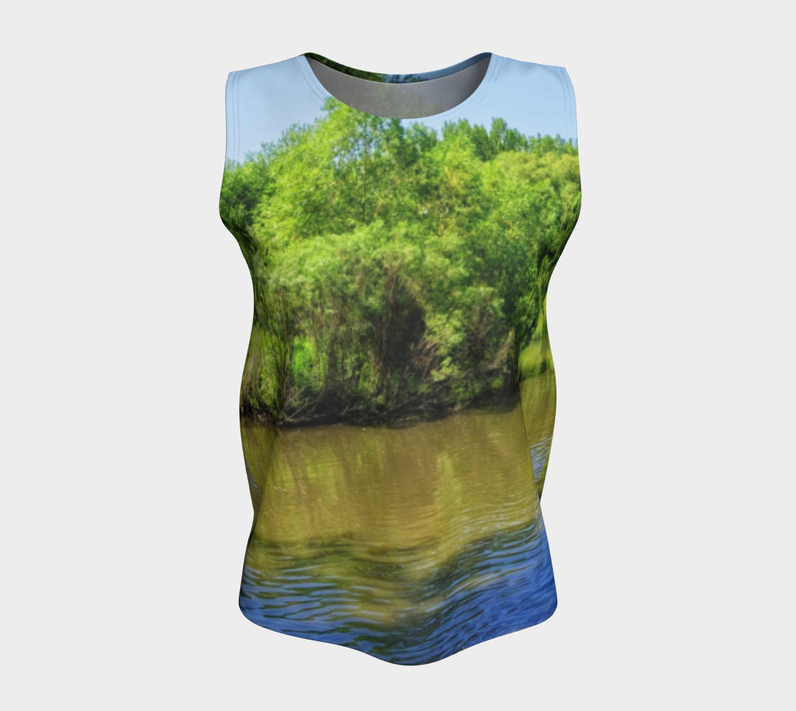 Women's All-Over Loose Regular Tank Top - Confederation Park Pond