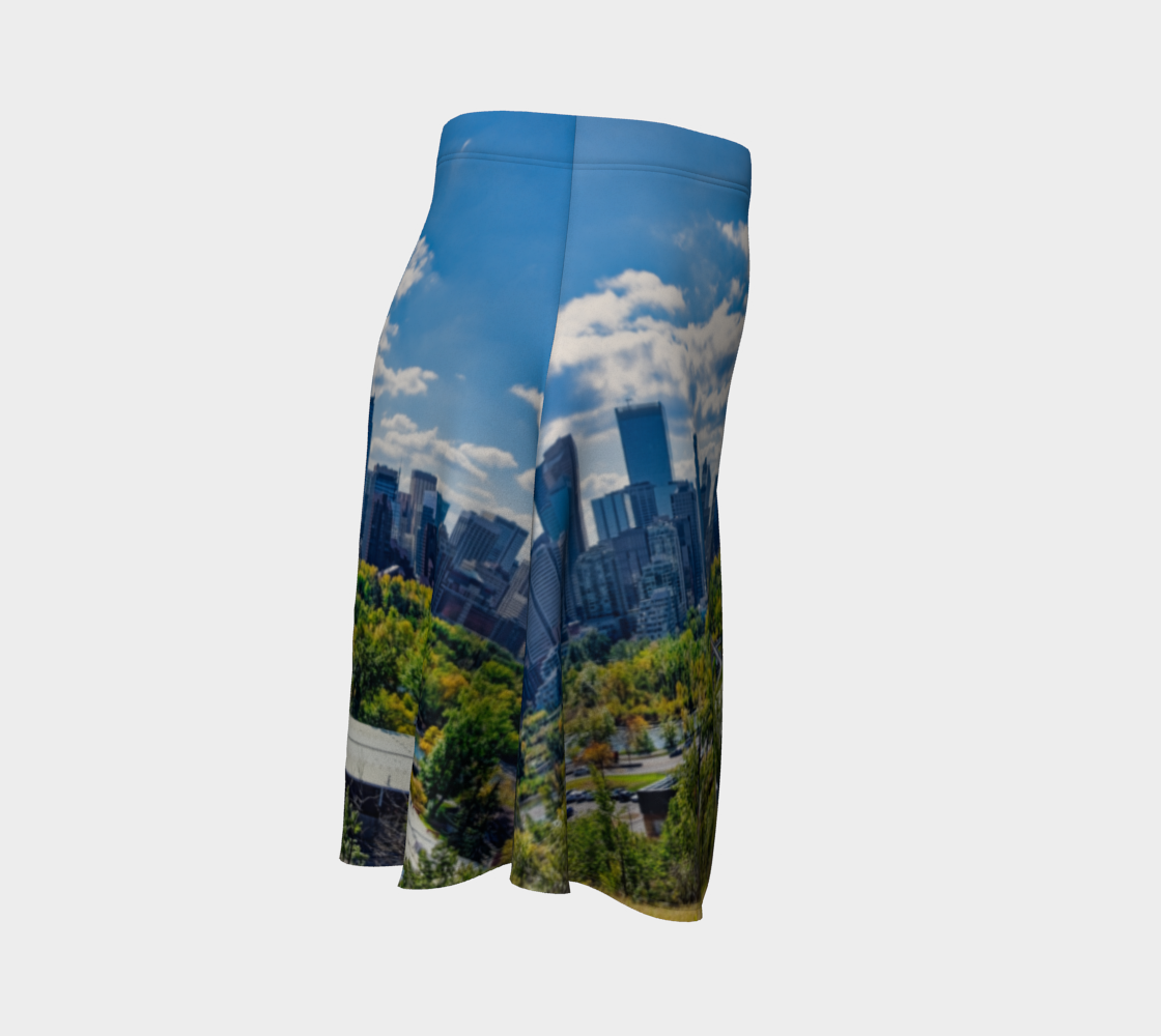 Women's Flare Skirt - Downtown Calgary McHugh Bluff Fall