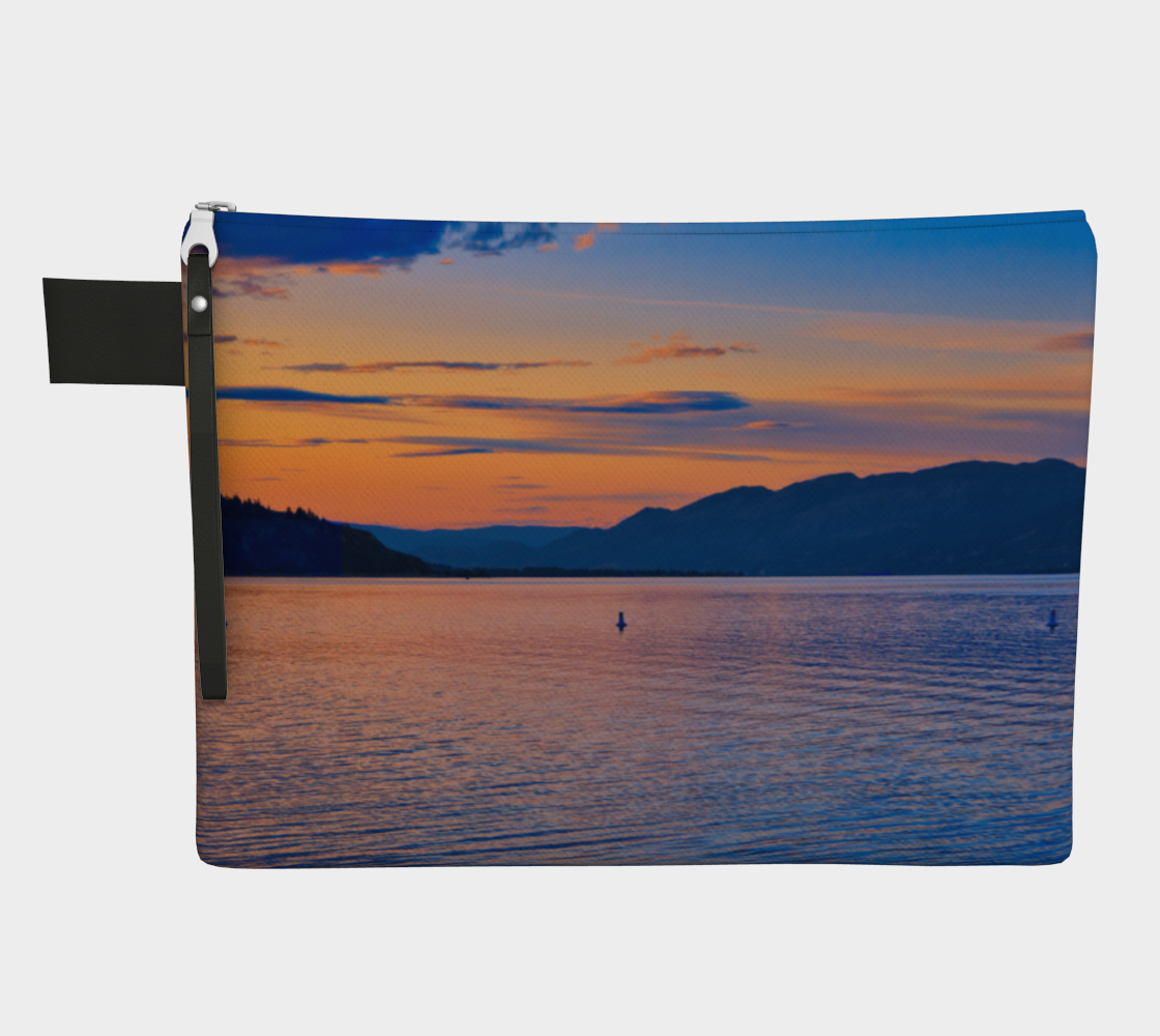 Zipper Carry-All - Penticton Okanagan Lake Sunset