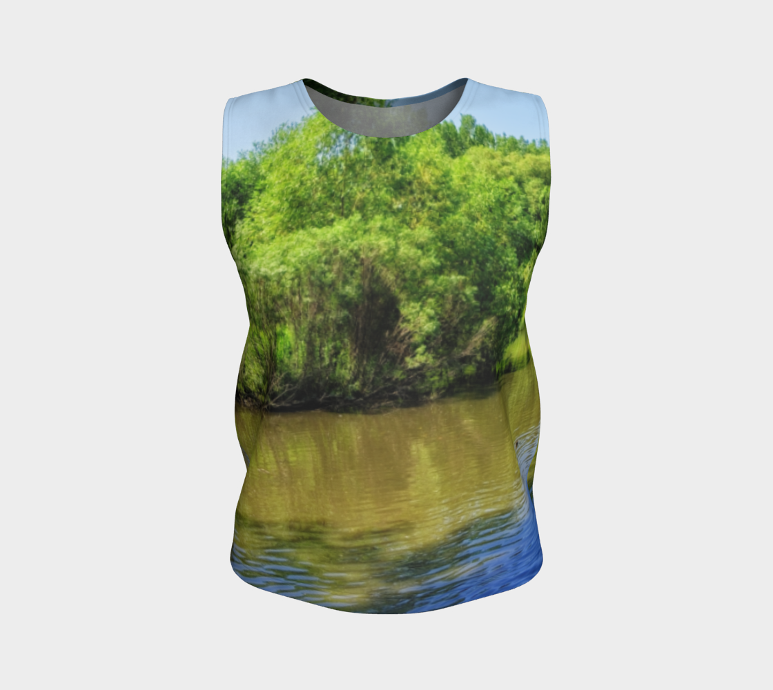 Women's All-Over Loose Regular Tank Top - Confederation Park Pond