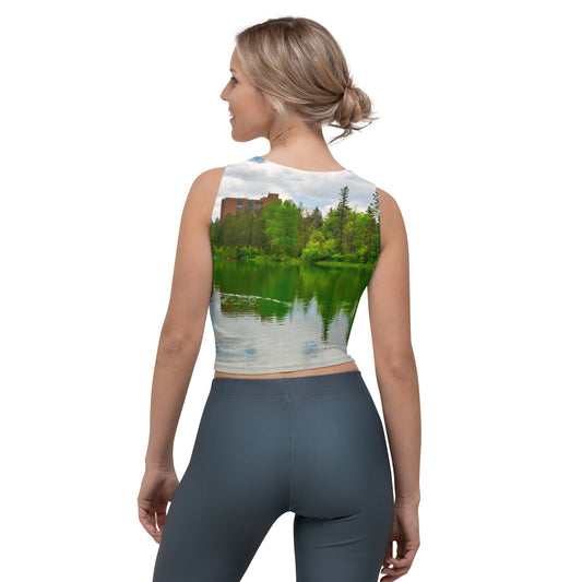All-Over Crop Top - Bowness Park Lagoon