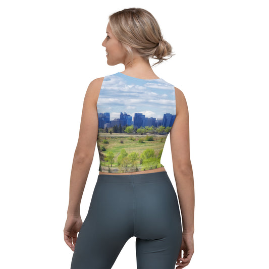All-Over Crop Top - Downtown Calgary Vista Heights Hill