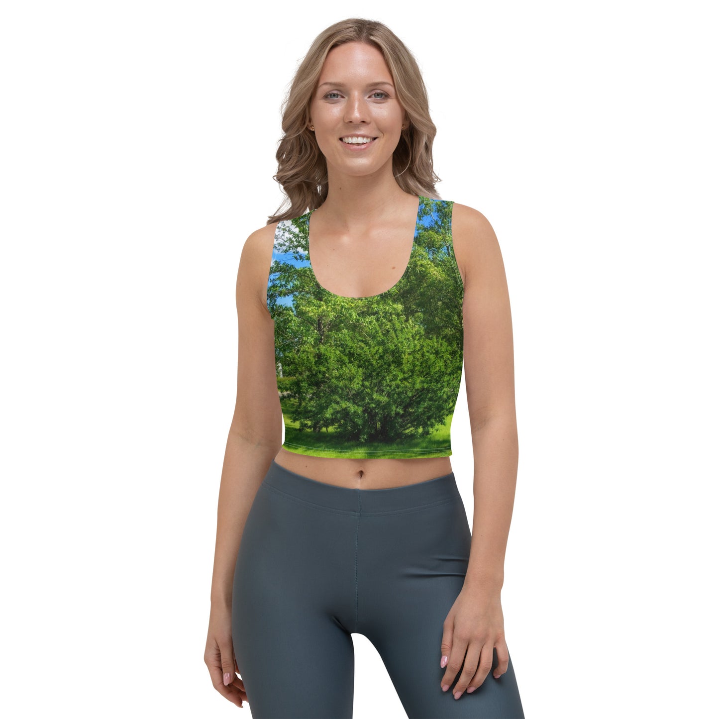 All-Over Crop Top - Calgary in the Summer