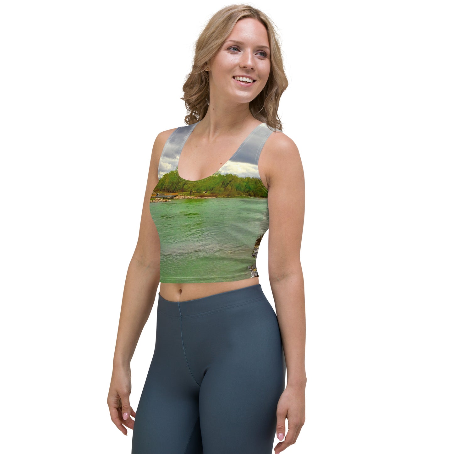All-Over Crop Top - Calgary Bow River East Village