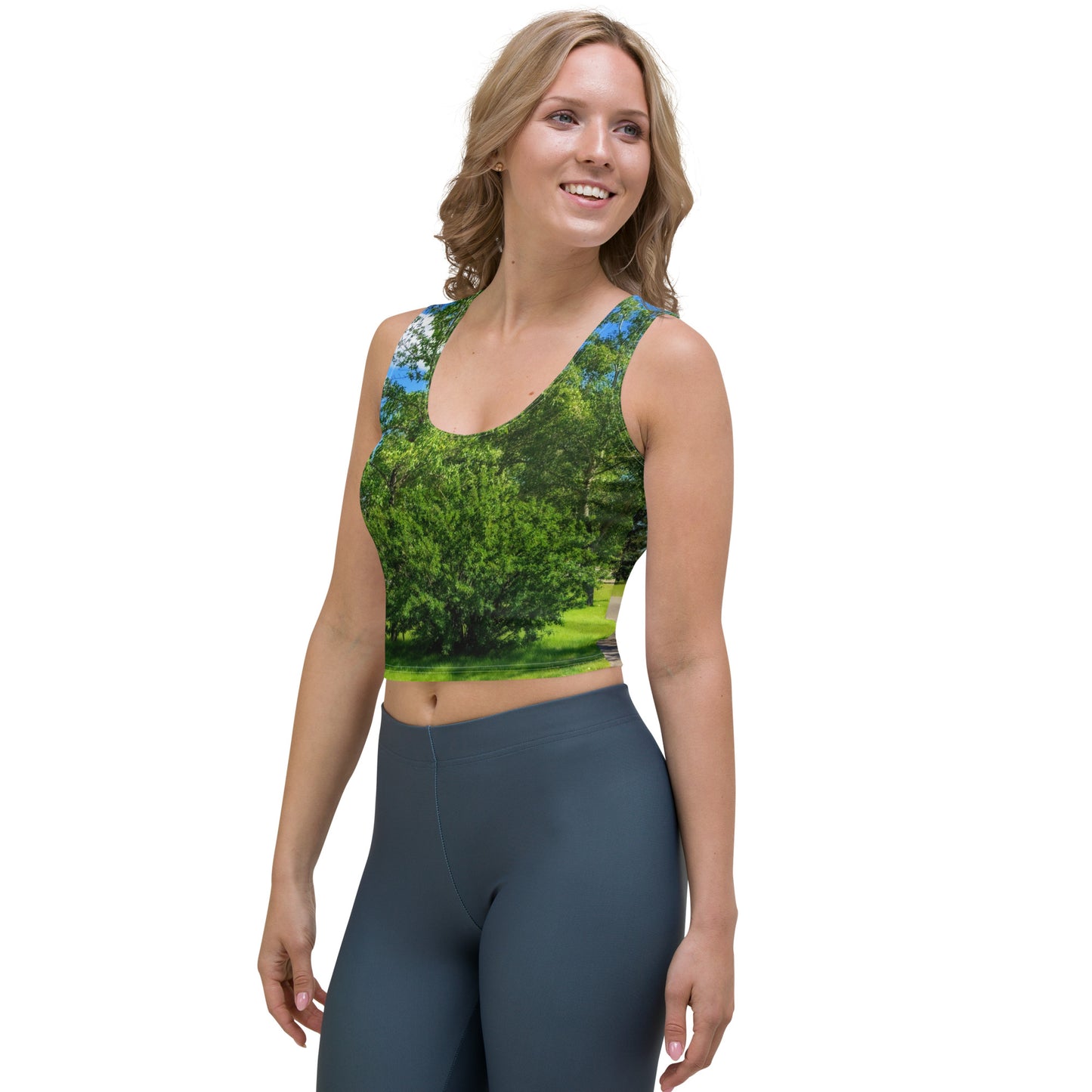 All-Over Crop Top - Calgary in the Summer