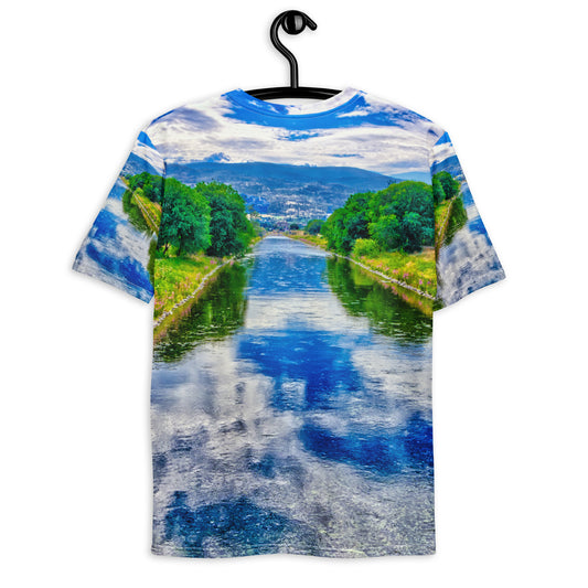 Men's All-Over T-Shirt - Penticton Okanagan River Channel HDR