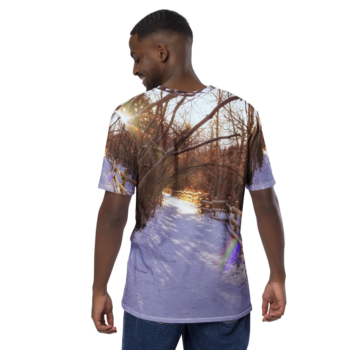 Men's All-Over T-Shirt - Riverdale Park Forest Pathway