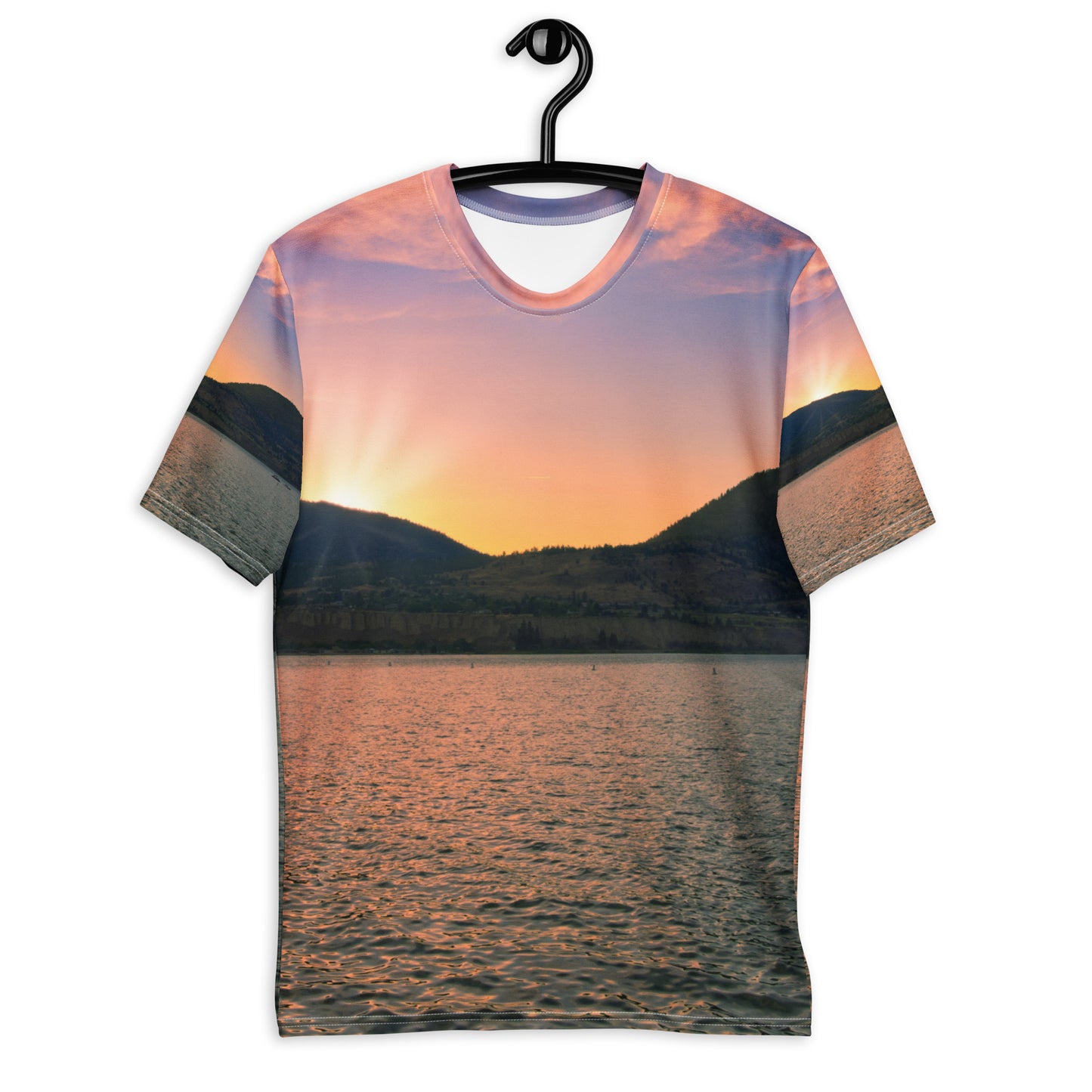 Men's All-Over T-Shirt - Penticton Okanagan Lake Sunset