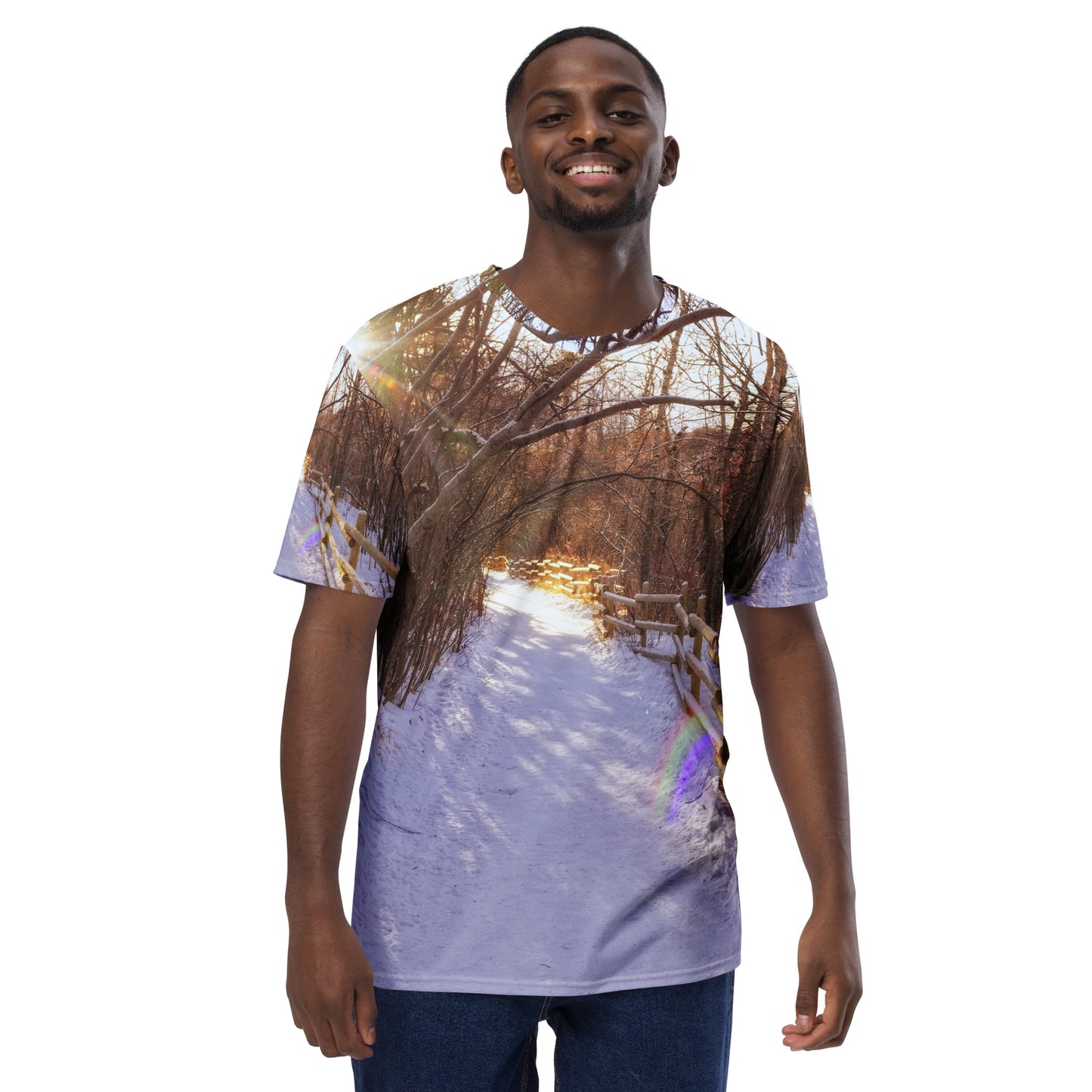 Men's All-Over T-Shirt - Riverdale Park Forest Pathway