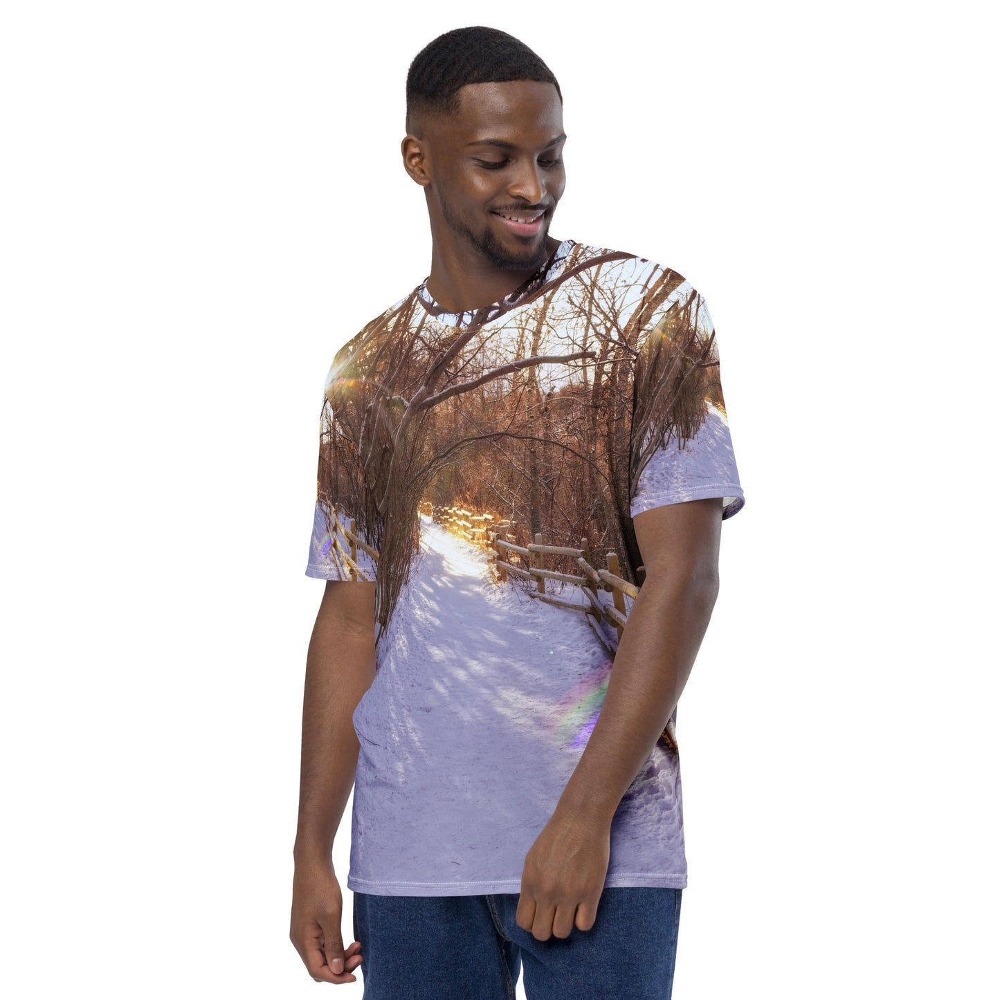 Men's All-Over T-Shirt - Riverdale Park Forest Pathway