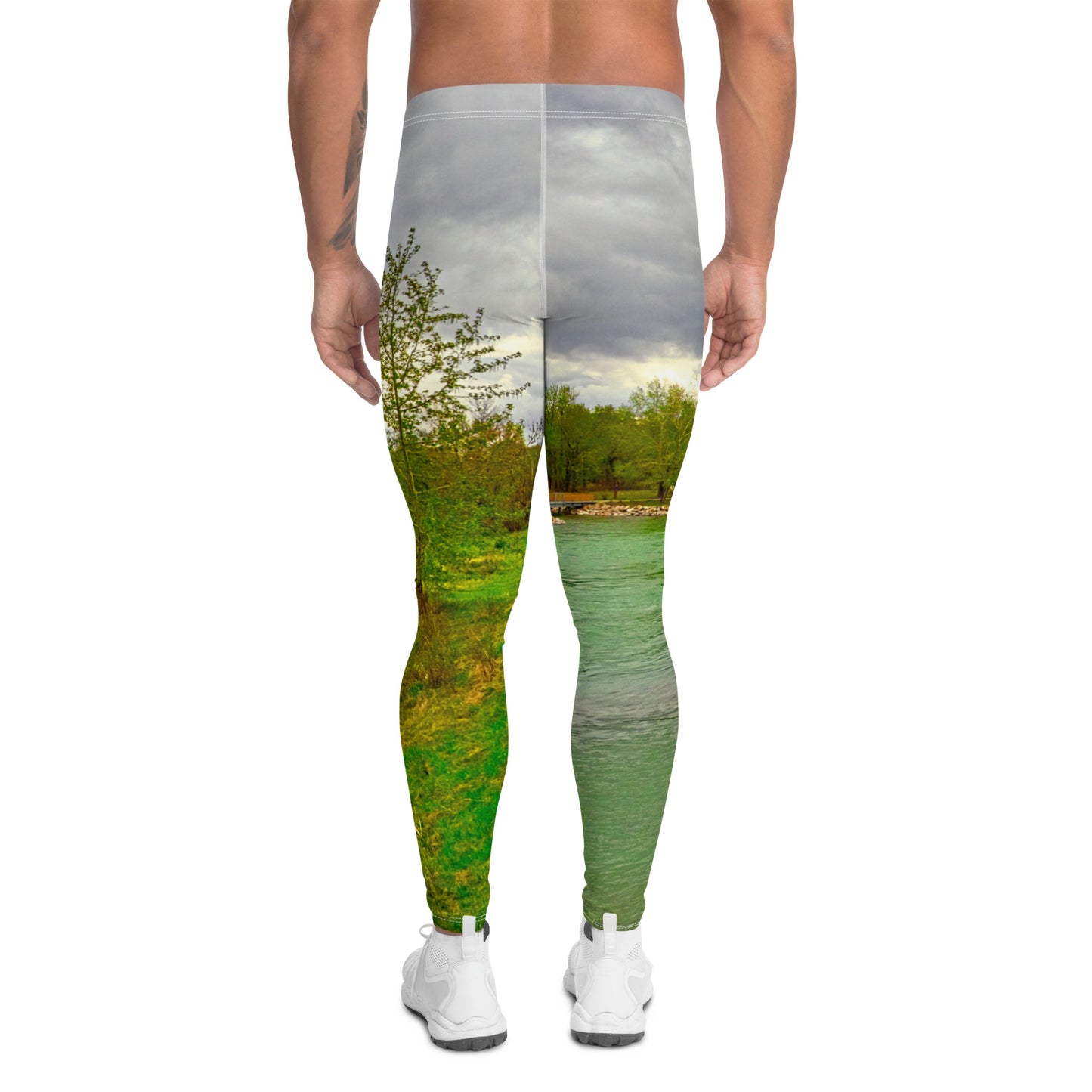 Men's Leggings - Calgary Bow River East Village