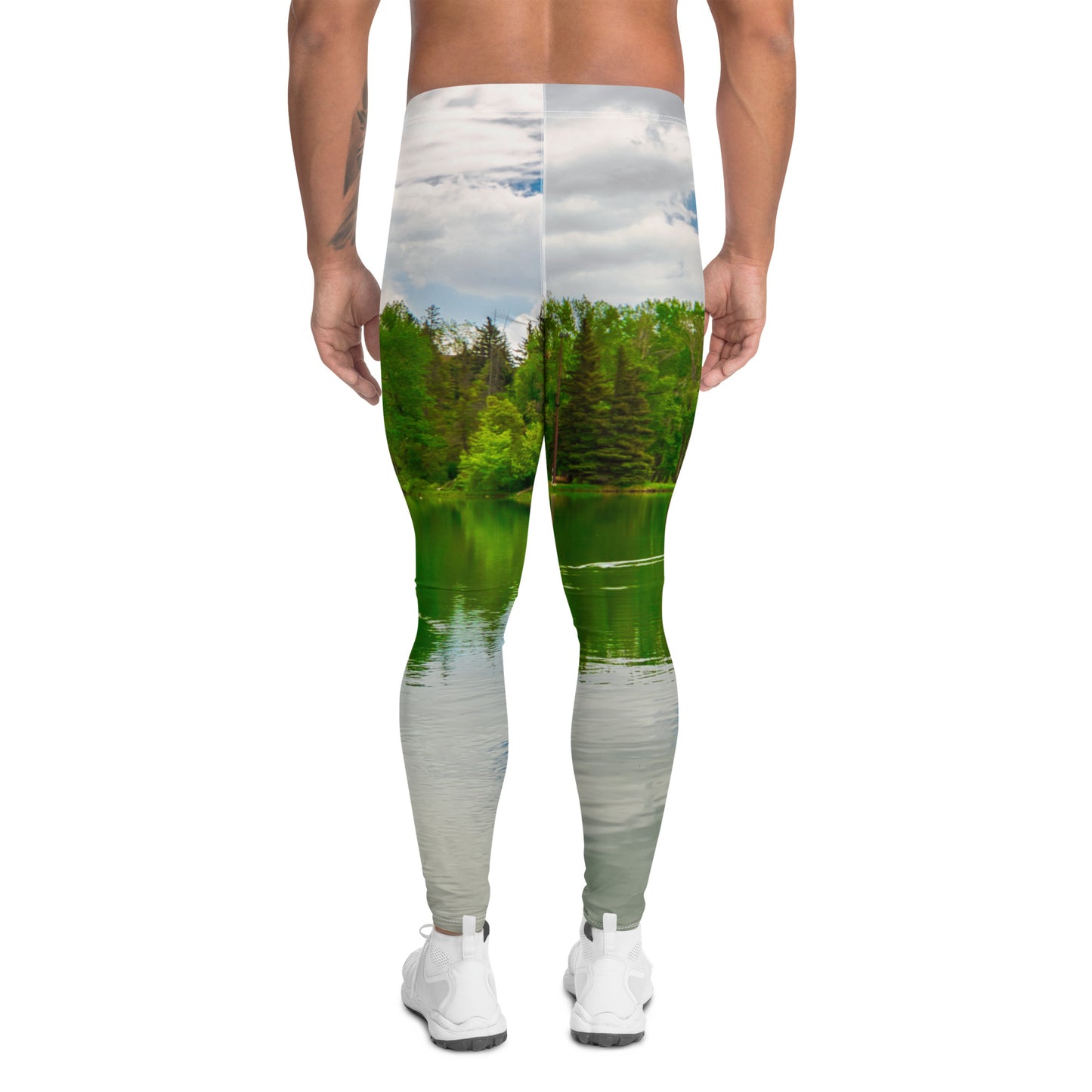 Men's Leggings - Bowness Park Lagoon