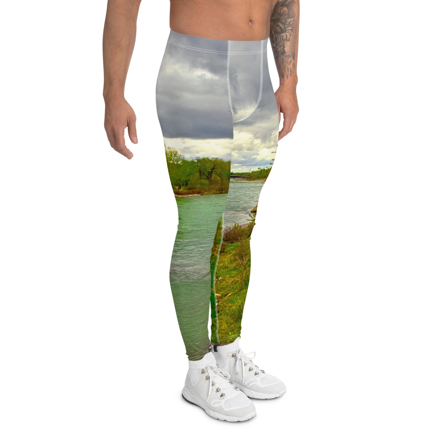 Men's Leggings - Calgary Bow River East Village