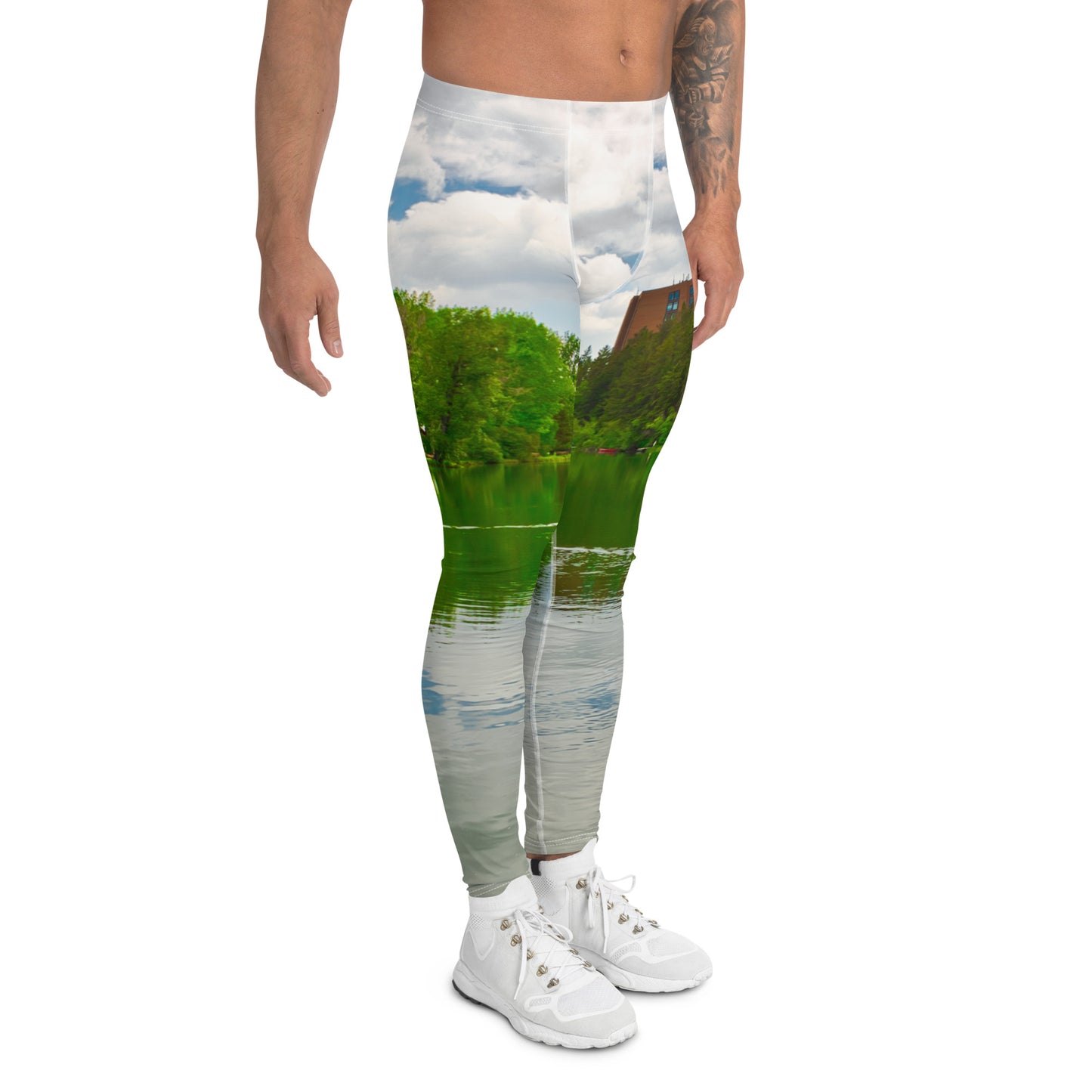 Men's Leggings - Bowness Park Lagoon