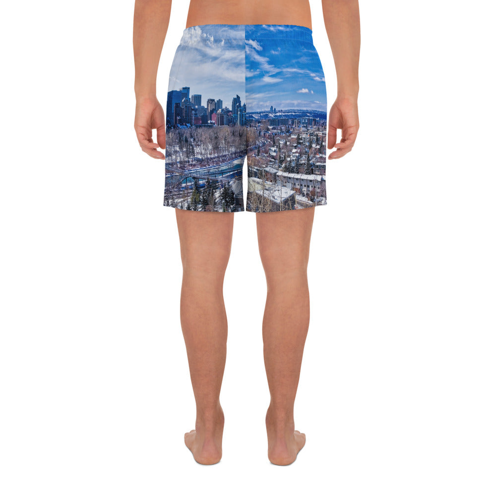 Men's Recycled Athletic Shorts - McHugh Bluff Winter HDR