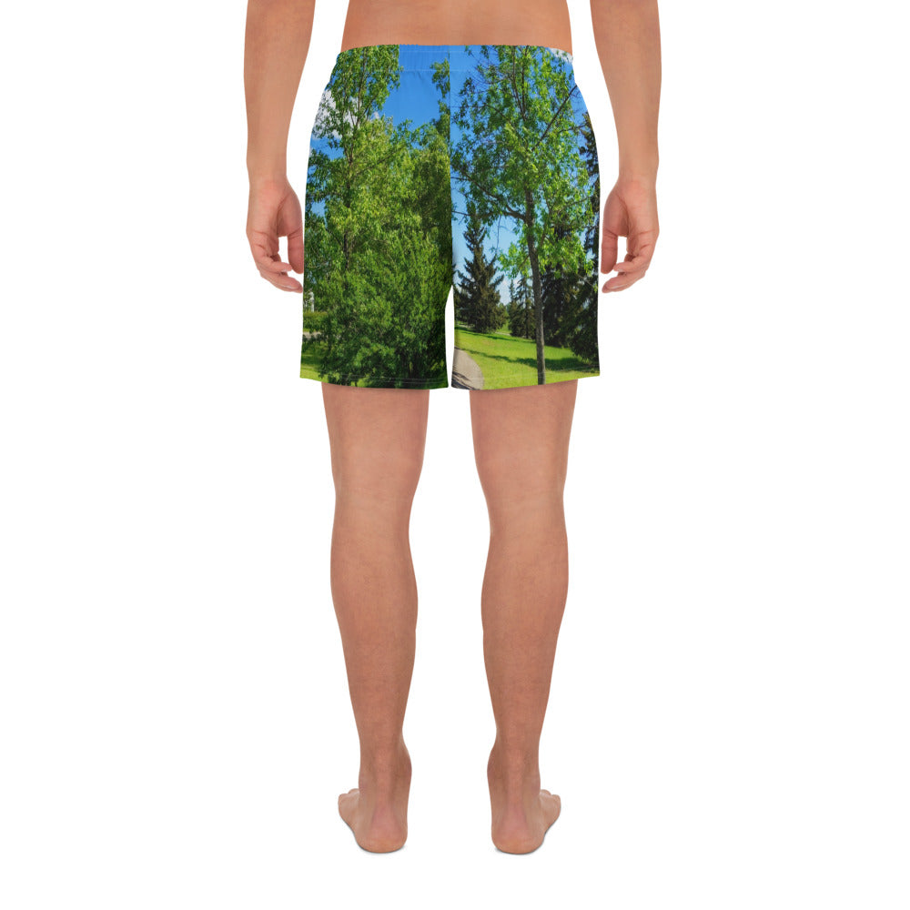 Men's Recycled Athletic Shorts - Calgary in the Summer