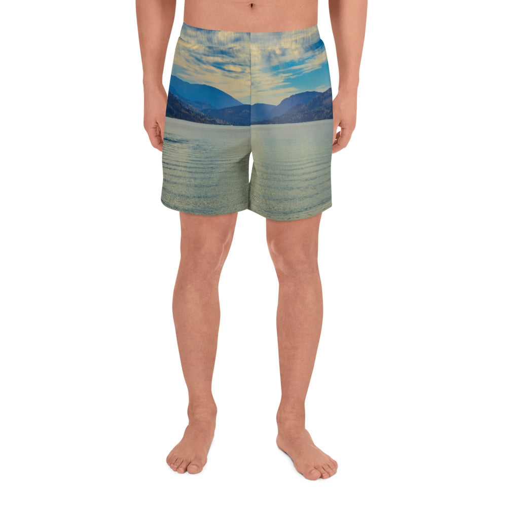 Men's Recycled Athletic Shorts - Penticton Skaha Lake