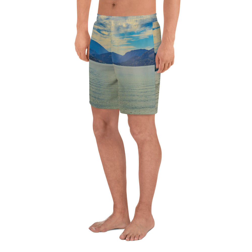 Men's Recycled Athletic Shorts - Penticton Skaha Lake