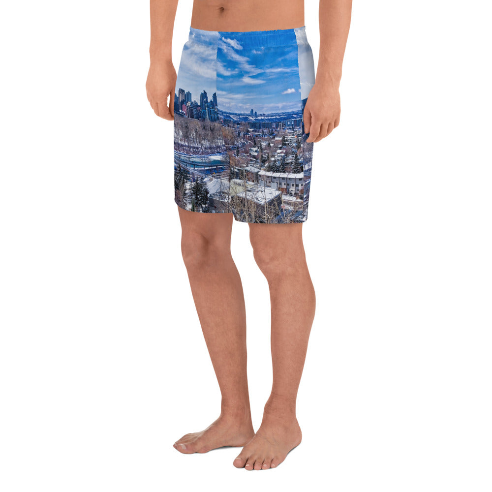 Men's Recycled Athletic Shorts - McHugh Bluff Winter HDR