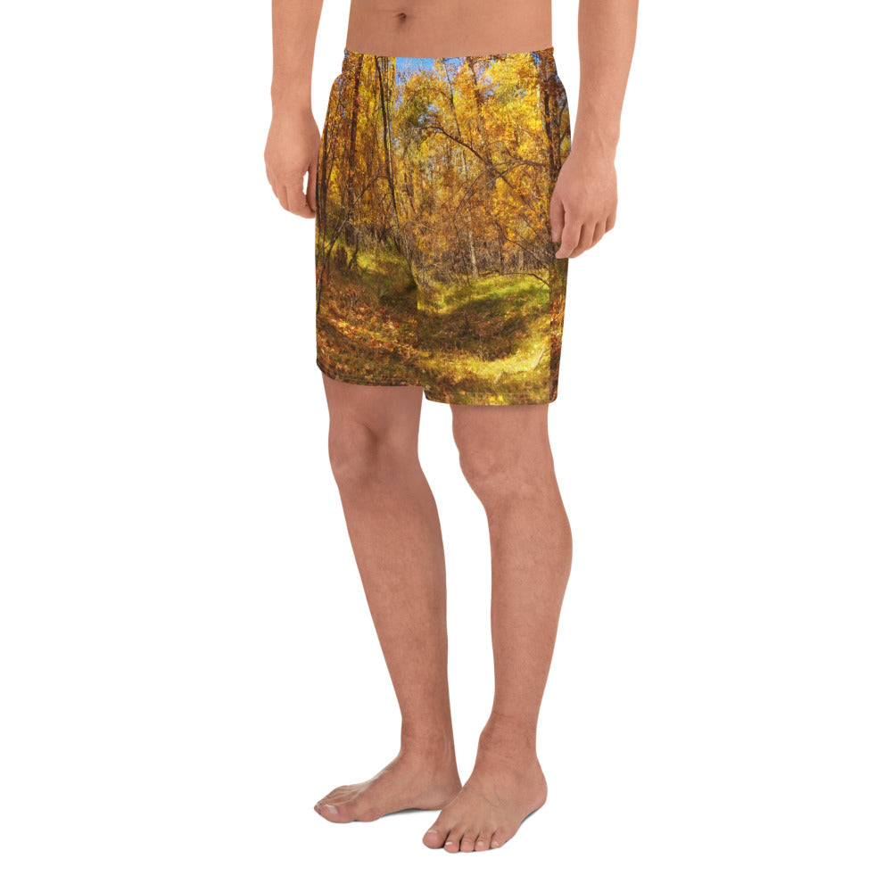 Men's Recycled Athletic Shorts - Carburn Park Fall