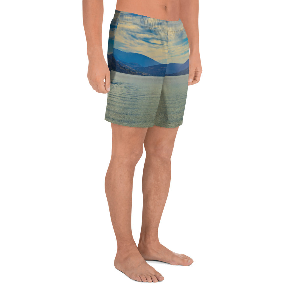 Men's Recycled Athletic Shorts - Penticton Skaha Lake